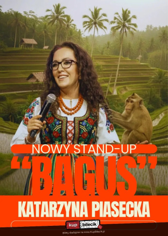 Wieluń Wydarzenie Stand-up Nowy program stand-up "BAGUS"